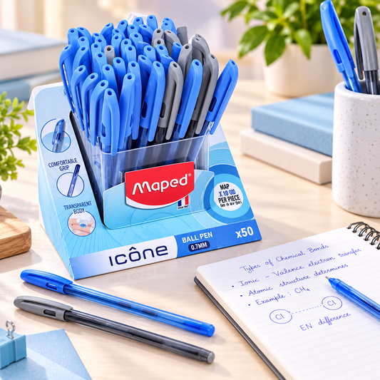 Maped ICone Ball Pen Pack of 10
