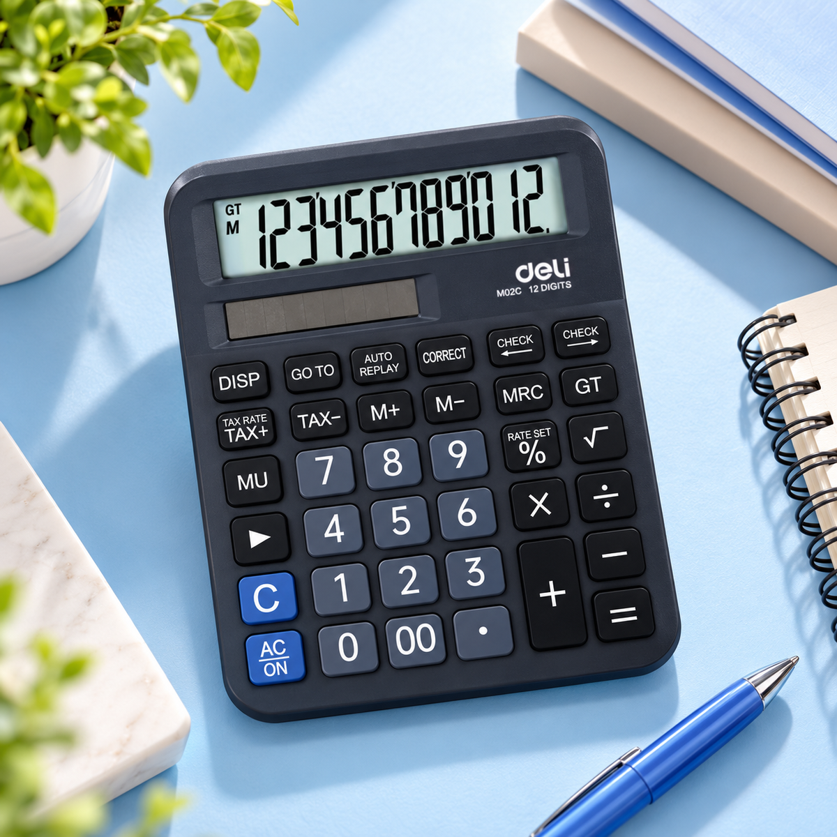 Deli Aldeas M02C Check Desktop Calculator
