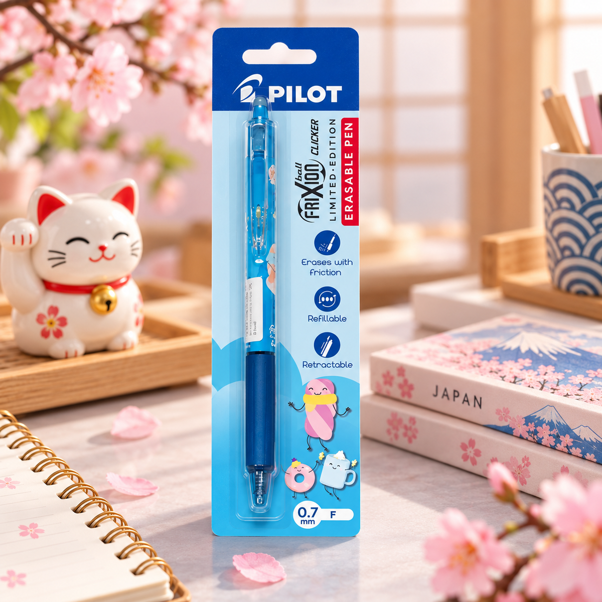 Pilot FriXion RT Limited Edition Retractable Erasable Pen – 0.7 mm
