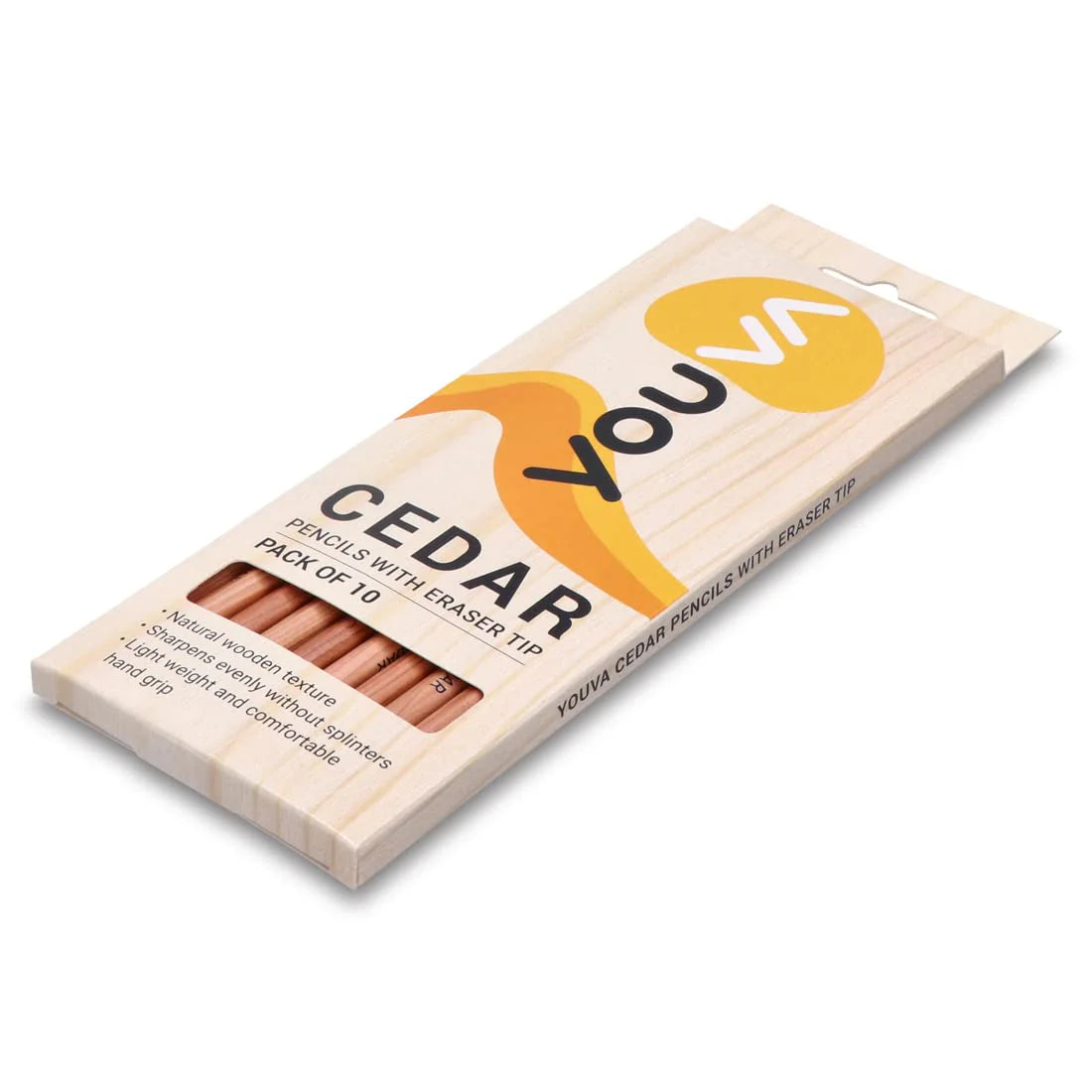 Youva Cedar | Premium Wooden Pencils | Raw Wood No Paints