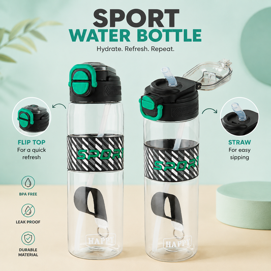 Dual Mouth | Motivational Water Bottle | 1000 ml
